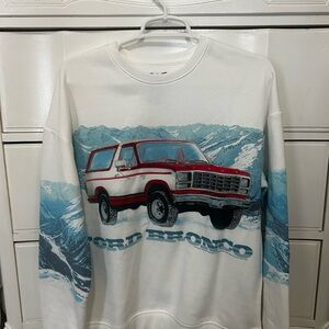 Altar’D State Ford Bronco White Sweatshirt